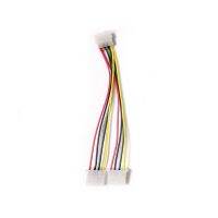 4 Pin เครื่องสำรองไฟคอมพิวเตอร์ IDE 4-Pin Molex LP4ตัวผู้เป็น2 X สายสายไฟปลั๊กเสริมตัวเมียแผ่นฮาร์ดไดรฟ์จานบันทึกแบบแข็งแผ่นข้อมูลแบบบันทึกด้วยแสง CD