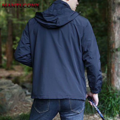 MANTLCONX Windbreaker Mens Jackets Waterproof Military Hooded Jacket Coat Casual Coat Male Clothing 2021 Autumn Jacket Men 4XL