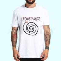 เสื้อยืดลายกราฟิกแนวสตรีทพิมพ์ลาย Life Is Strange เสื้อยืดผู้ชาย/ผู้หญิงสไตล์ฮาราจูกุสำหรับบุรุษแนวสตรีทแวร์เสื้อทำเองลายพรางลำลอง