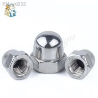 1/50pcs M3 M4 M5 M6 M8 M10 M12 M14 M16 304 A2-70 Stainless Steel Hex Hexagon Acorn Nut Cap Decorative Cover Semicircle Dome Nuts