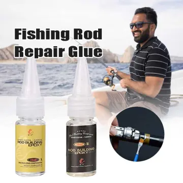 2pcs Fishing Rod Glue Fishing Rod Epoxy Resin Ab Glue Transparent