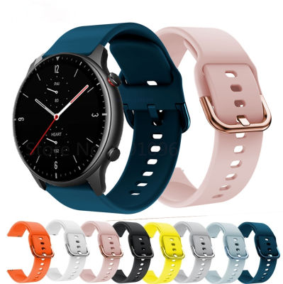 ใหม่สีสมาร์ทวอท์ชสำหรับ Amazfit GTR 2สายรัดข้อมือซิลิโคนสำหรับ Xiaomi Huami Amazfit GTR 42 47มม.GTR2 GTS2 Bip U/S สายข้อมือสำหรับเปลี่ยน