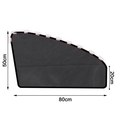 ม่านปกป้องรถยนต์ยูวีม่านบังแดดรถแม่เหล็กกระจกบังแดดรถยนต์ตาข่ายกรองแสงด้านข้างกระบังแสงฟิล์มป้องกันหน้าต่างฤดูร้อน ZYL3881ม่านบังแดด