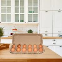 12 Grids Portable Egg Holder Recycled Eco-Friendly Shockproof Paper Refrigerator Eggs Storage Paper Case Kitchen Tools for Home