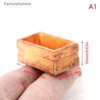 แฟคทอร์ลูเทต?กล่องอะไหล่ Miniture สำหรับบ้านตุ๊กตา1 6 1 12เฟรมแบบกลวงการจัดเก็บของตกแต่งโมเดล