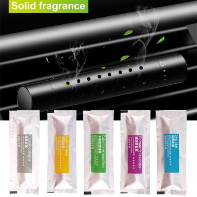 【DT】  hot5PCS Car Air Freshener Purifier Solid Perfume Car Styling Solid Diffuser Stick Replacement Cores Conditioning Air Vent Perfum