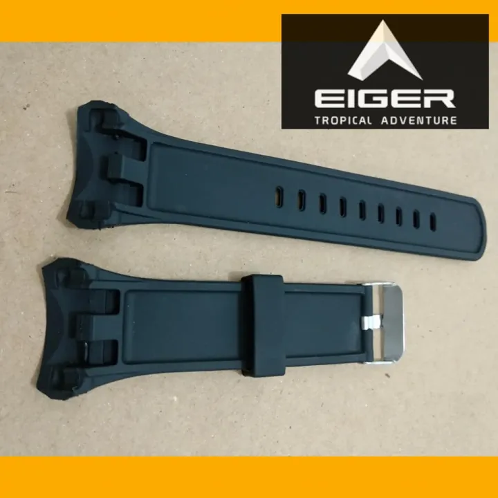 Strap Tali Jam Tangan Eiger Iyw0082 Iyw82 Hitam Lazada Indonesia