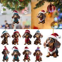 Christmas Cartoon Cute Dog Pendant Xmas Tree Drop Ornaments Decoration Kids Gifts Window Car Backpack for Home Office Decoration Christmas Ornaments