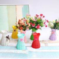 【YF】✽✺  SALES!!! New Arrival Plastic Rattan Basket Dried Vase Pot Office Wholesale Dropshipping