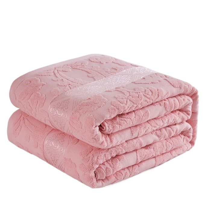 ผ้าคลุมผ้าห่มเตียงปรับอากาศระบายอากาศได้-jacquard-ยุโรปสีทึบผ้าห่มขนหนูไม่ระคายเคืองผิว