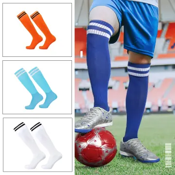 1Pair Adults Children Anti Slip Soccer Sock Athletic Grip Sports