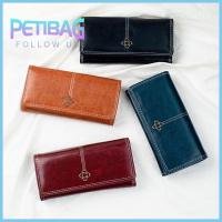 PETIBAG สไตล์ยาว ซิป กระเป๋ากระเป๋า กระเป๋า ที่ใส่บัตร กระเป๋าสตางค์หนังผู้หญิง กระเป๋าสตางค์ซองจดหมาย กระเป๋าเงิน