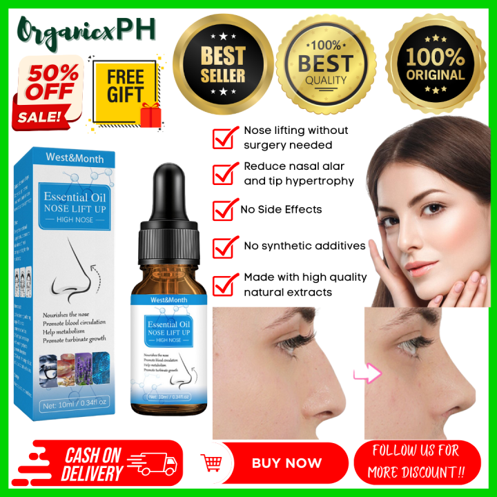 🌺👉ORIGINAL 💯 Nose Lift Up Essential Oil 10ml Nose Massage Essential Oil ...