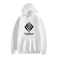 ฮาราจูกุ Genshin ผลกระทบบัญชีพิมพ์ H Oodies Streetwear ผู้ชายผู้หญิงเสื้อ Hoodies ขนาดใหญ่ฮาราจูกุฮิปฮอปเสื้อผ้า