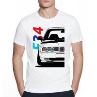 Vintage Cool Automotive Love E34 E36 Bw Car Classic Print T-Shirt Men Casual Harajuku Hip Hop Streetwear Old-School Tops