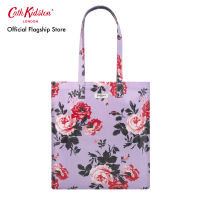 Cath Kidston Shiny Bookbag with Gusset 30 Years Rose Lilac กระเป๋า กระเป๋าถือ กระเป๋าสีม่วง กระเป๋าแคทคิดสตัน