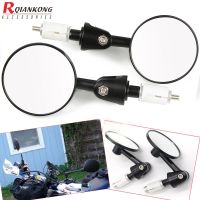 For Kawasaki Z900 Z900RS Z800 Z1000 Z750 Yamaha TMAX R1 R6 FZ1 Moto CNC Aluminum Motorcycle Rear View Mirrors Side Convex Mirror