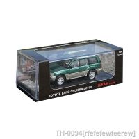 卐♘ rfefefewfeerew Brinquedo para adultos em liga de alumínio diecast 1:64 escala toyoda land cruiser lc100 modelo carro coleção lembranças brinquedos veículos exibição