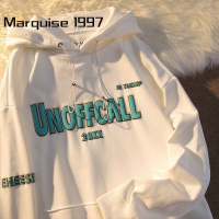 Marquise1997 เสื้อฮู้ด เสื้อแขนยาวอบอุ่น หลวมและสบาย สบาย วินเทจ คลาสสิค นุ่มนวล JN220389 43Z231023