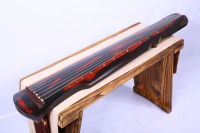 【 Bulan Muzikal】เครื่องมือเก่า Tongmu Guqin Lyre Zither Rentetan