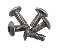 Titanium Flat Round Head Hexagon Screws TA2 Pure Titanium Pan Head Mushroom Head Cap Screws M2 M2.5 M3 M4 M5 M6 Nails Screws  Fasteners