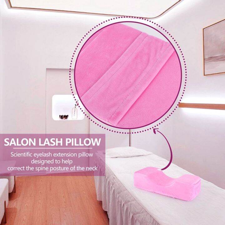 eyelash-extension-pillow-flannel-salon-lash-pillow-makeup-tools-grafting-eyelash-pillow-ergonomic-support-extension-curve-salon