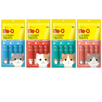 Me-O Creamy Treat ขนมแมว มีโอ 4x15g 12 ซอง (Saver Pack) คละรสได้