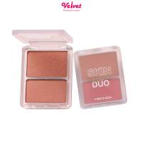 บลัชออน Meilinda Skin Blush Duo บลัชออน ปัดแก้ม งานผิว สวยฉ่ำ \ MC5085