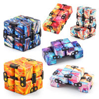Infinity Cube Camo Fidget Toy Mini Sensory Toy Folding Finger Anti Anxiety Stress Kids Gift