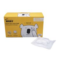 เบบี้ โมบี้ สำลีก้อนเช็ดตาสเตอไรส์ แบบซอง - Baby Moby Sterile Eyes Cotton Balls