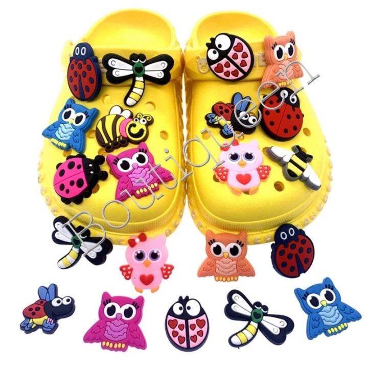 birds and insect designs jibbitz for crocs Lazada PH