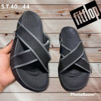 รองเท้า รองเท้าFittflop รุ่น sling weave หนีบ Black/สีดำ ไซส์ 40-44 รองเท้าแตะผู้ชาย เพื่อสุขภาพ พร้อมส่ง