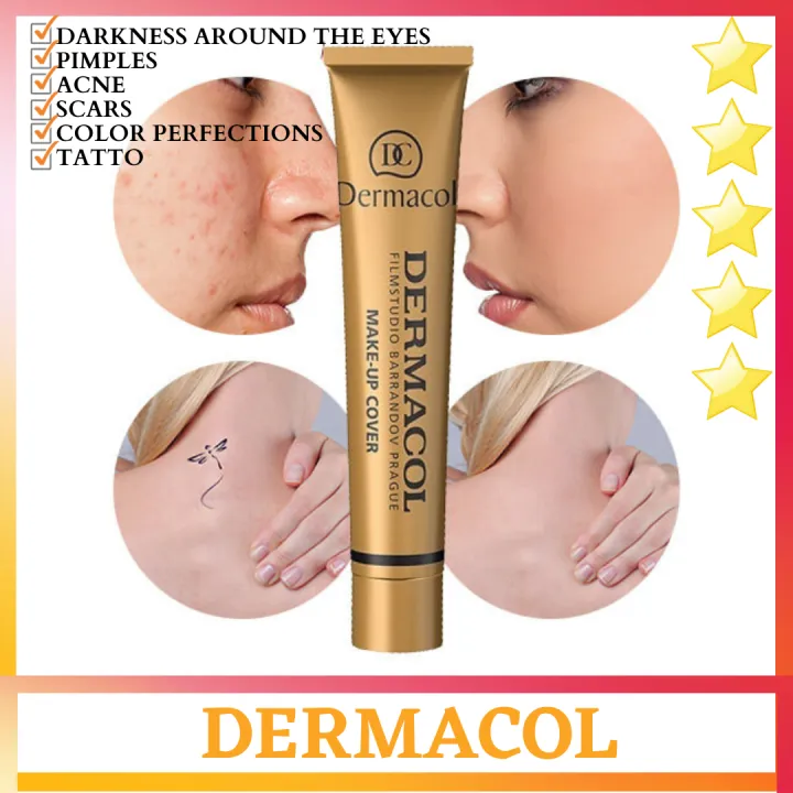 👱‍♀️❤[10x ORIGINAL DERMACOL MAKEUP COVER❤👱‍♀️ provides PERFECT COVERAGE  for Face body ACNE PIMPLES SCARS TATTOO Foundation 30g/FLASH SALE🔥Dermacol  Makeup Cover Authentic 100% 30g Primer Concealer Base Professional Face  Foundation | Lazada PH