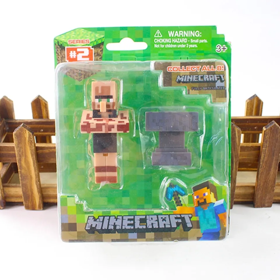 Boneco Minecraft Steve E Iron Golem (6+anos) Mattel - Alves Baby