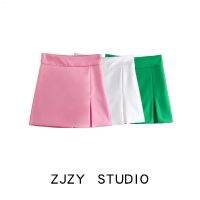 ZARA ZR สไตล์ยุโรปและอเมริกัน ZA ผู้หญิงแฟชั่นเข้าได้กับทุกชุดกางเกงลำลองดีไซน์ช่อง3013525 500