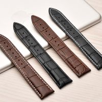 ✐☸❏ High Grade Genuine Leather Wristband 12-24mm Fashion Woman Man Strap Suitable For Tissot Armani Universal Watch Band Accessories