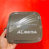 almera ปี 2020 ครอบฝาถังน้ำมัน สีโครเมี่ยมล้วน