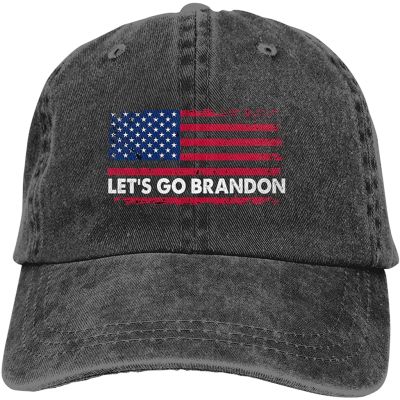 2023 New Fashion  Lets Go Brandon Fjb Dad Hat Baseball Cap For Men Washed Denim Adjustable Hats，Contact the seller for personalized customization of the logo