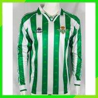 ▦™◇ Gaopin 1995/1997 เสื้อยืดแขนยาว ลายทีมฟุตบอล Real Betis สไตล์เรโทร