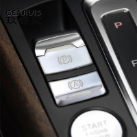 Car Styling for Audi A4 B8 S4 A5 S5 Q5 RS4 Central Handbrake P A Auto switch Buttons Covers Stickers Trim Interior Accessories