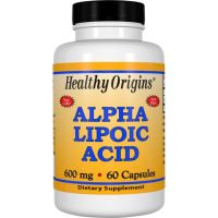 Healthy Origins, Alpha Lipoic Acid, 600 mg, 60 Capsules ALA ช่วยต้านอนุมูลอิสระ  บำรุงผิว ลดการเกิดสิว