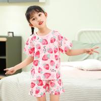 ☍ 2 4 6 8 10 Years Kids Pjs Sets Summer Pajamas for Children Cotton Boys Sleepwear Baby Pyjamas Short Sleeves Girl Sets Nightwear