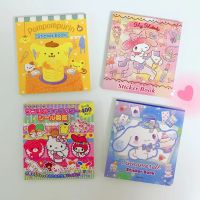 ﹉❀ 24-page Cartoon Sanrio Sticker Handbook Notebook Notes Decorative Sticker Set Cute Creative DIY Sticker Book Toy Gift