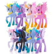 Hot Sale My Little Pony 14cm Cartoon Rainbow Horse Fluttershy Sparkle