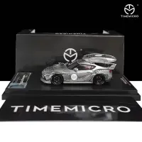 Time Micro 1:64รุ่นรถโลหะผสมหล่อขึ้นรูปพร้อมชั้นวางหลังคา-สีเงิน