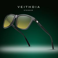 VEITHDIA แว่นตากันแดดนักบินผู้ชายแบรนด์แฟชั่นขับรถเลนส์ UV400โพลาไรซ์แว่นตาวินเทจสำหรับผู้หญิง VT6108