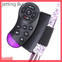 Jettingbuy】ขายแฟลชสวิตช์ควบคุมรีโมตพวงมาลัยรถยนต์ปุ่มดีวีดีสเตอริโอ MP3บลูทูธ