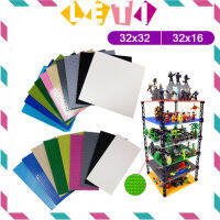 แผ่นฐานแบบคลาสสิกขนาด32*32 50*50จุดแบบ DIY แผ่นฐานอิฐเมืองถนนการก่อสร้างอาคารของเล่นสำหรับเป็นของขวัญสำหรับเด็ก