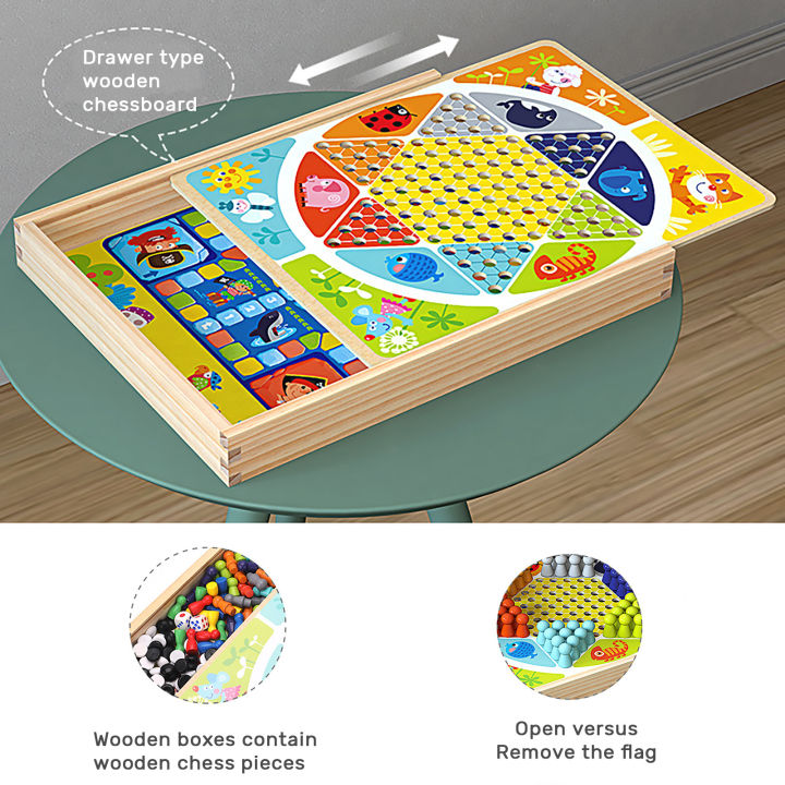 board-game-chess-set-9-in-1-portable-funny-wooden-tabletop-games-flying-chess-chinese-checkers-flying-ludo-board-game-toys