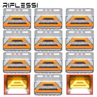 10 X ไฟสัญญาณสำหรับรถบรรทุก24V ไฟกวาดล้างไฟท้าย LED สัญญาณไฟเลี้ยวแบบไดนามิกไฟไฟด้านข้างสีแดงสีขาวสีเหลืองอำพันสีฟ้า